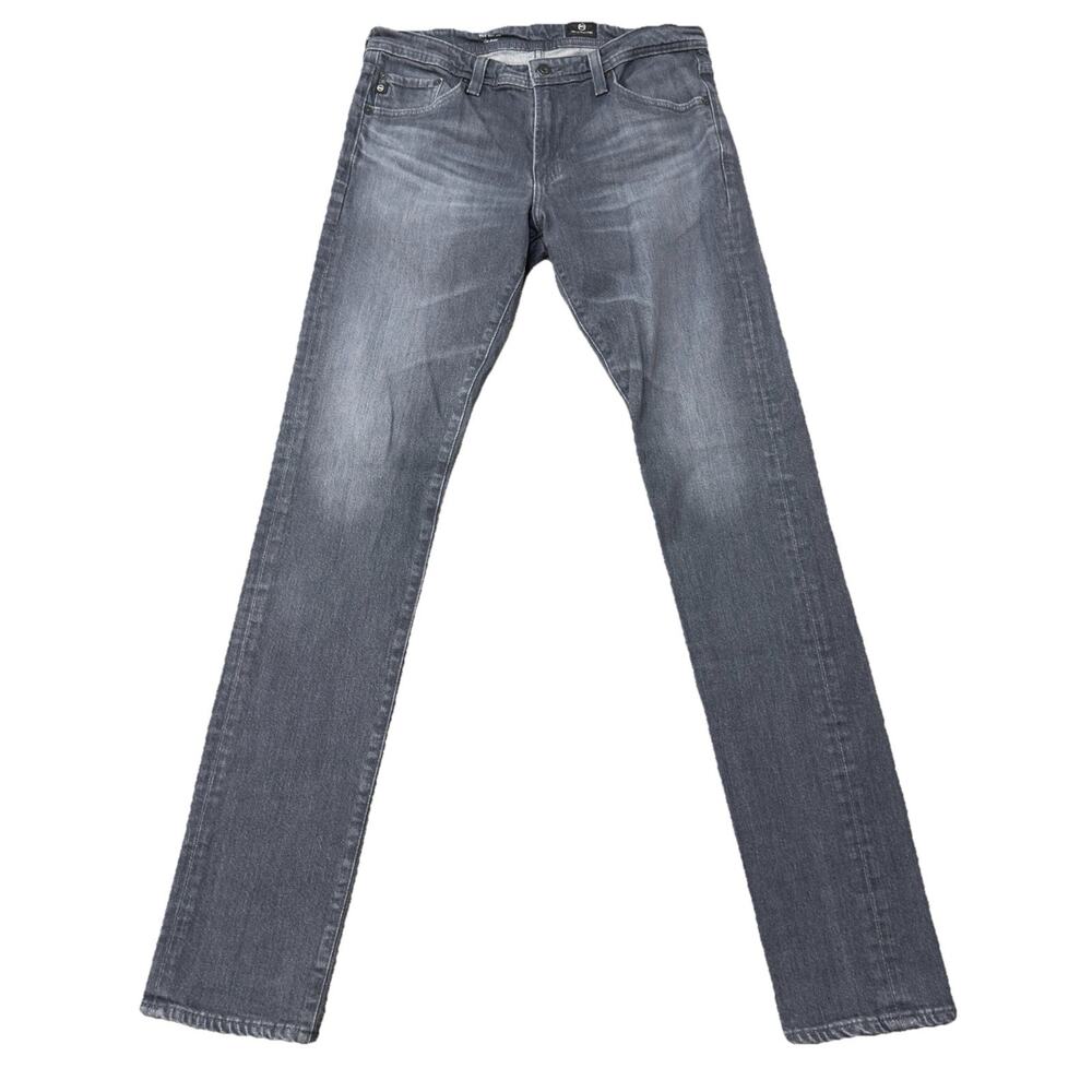 AG Adriano Goldschmied Dylan Slim Skinny Gray Stretch Denim Jeans Mens Casual 31